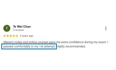 Te Wei - UBC real estate exam student success review