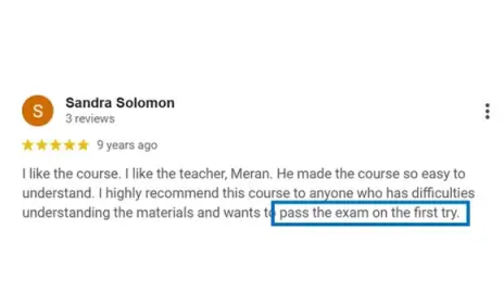 Sandra - real estate exam prep success story British Columbia