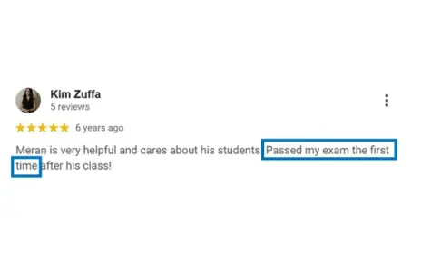 Kim - real estate licensing exam success testimonial BC