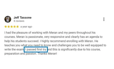 Jeff - UBC real estate exam student success review