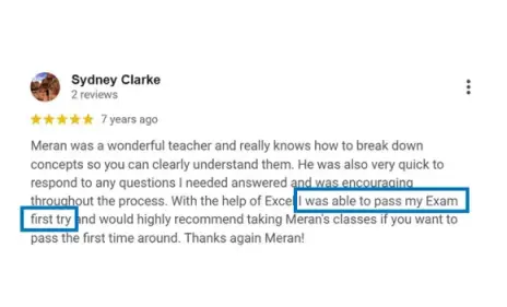 Sydney - BC real estate exam preparation student review