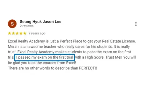 Seung - UBC real estate exam student success review