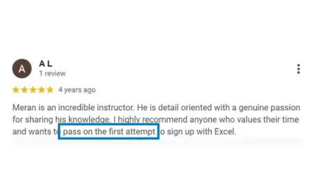 A. L. - real estate licensing exam success testimonial BC