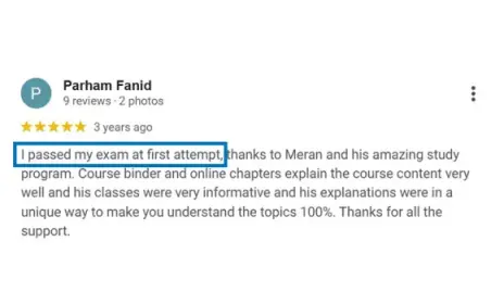 Parham - real estate exam prep success story British Columbia