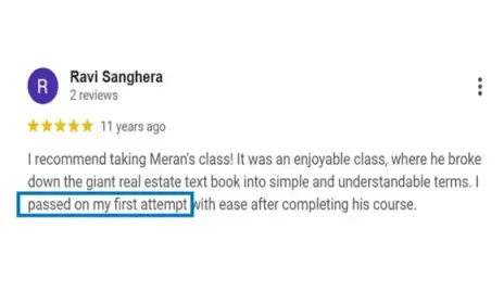 Ravi - UBC real estate course success testimonial